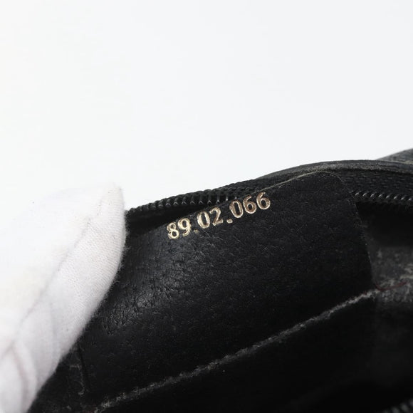 GUCCI GG Supreme Web Sherry Line Bag PVC Black Gold 89 02 066 Auth 163380