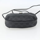 GUCCI GG Supreme Web Sherry Line Bag PVC Black Gold 89 02 066 Auth 163380-9