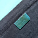 BVLGARI Shoulder Bag Patent leather Light Blue Silver Auth 163382-16