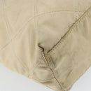 PRADA Chain Shoulder Bag Nylon Beige Gold Auth 163384-16