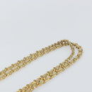 PRADA Chain Shoulder Bag Nylon Beige Gold Auth 163384-8