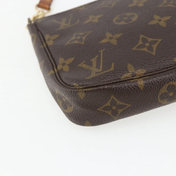 LOUIS VUITTON Monogram Pochette Accessoires Pouch M51980 LV Auth 163388