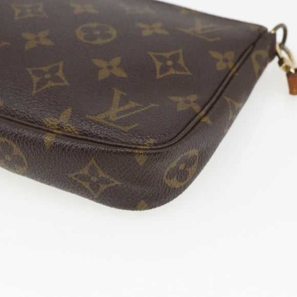 LOUIS VUITTON Monogram Pochette Accessoires Pouch M51980 LV Auth 163388