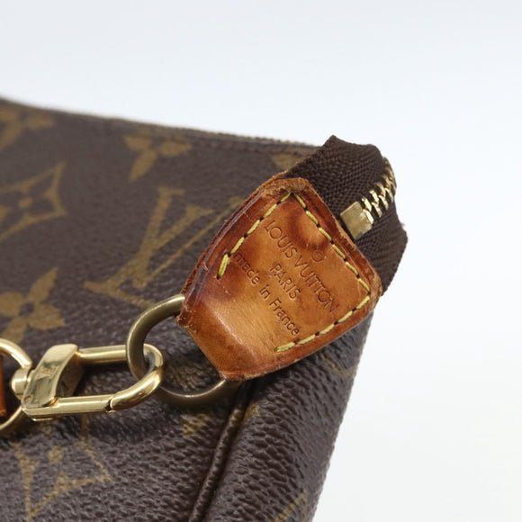LOUIS VUITTON Monogram Pochette Accessoires Pouch M51980 LV Auth 163388