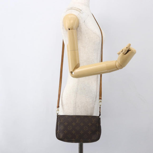LOUIS VUITTON Monogram Pochette Accessoires Pouch M51980 LV Auth 163388
