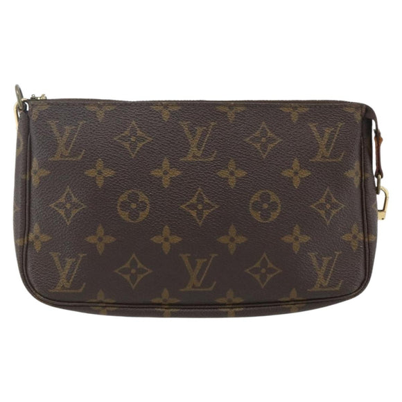 LOUIS VUITTON Monogram Pochette Accessoires Pouch M51980 LV Auth 163388