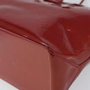 LOUIS VUITTON Vernis Wilshire PM Hand Bag Pomme D'amour M93642 LV Auth 163391-15