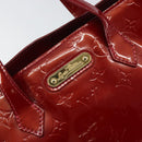 LOUIS VUITTON Vernis Wilshire PM Hand Bag Pomme D'amour M93642 LV Auth 163391-17