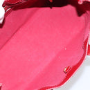 LOUIS VUITTON Vernis Wilshire PM Hand Bag Pomme D'amour M93642 LV Auth 163391-11