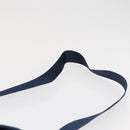 PRADA Shoulder Bag Nylon Navy Silver Auth 163395-8