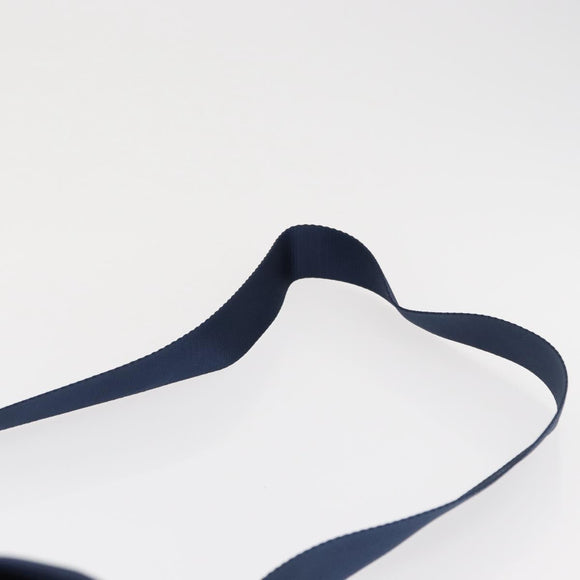 PRADA Shoulder Bag Nylon Navy Silver Auth 163395