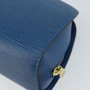 LOUIS VUITTON Epi Dauphine MM Pouch Blue LV Auth 163400-15