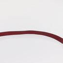 Miu Miu Handtasche Leder 2-Wege Rot Gold Auth 163402-9