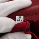Miu Miu Handtasche Leder 2-Wege Rot Gold Auth 163402-12