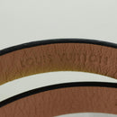 LOUIS VUITTON Brassle Neogram Fluo Bracelet Leather Yellow MP050D Auth 163403M-10