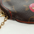 LOUIS VUITTON Monogram Cherry Porte Monnaie Ron Coin Purse M95043 Auth 163404V-11