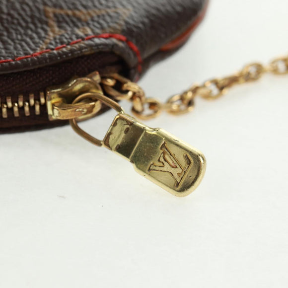 LOUIS VUITTON Monogram Cherry Porte Monnaie Ron Coin Purse M95043 Auth 163404V