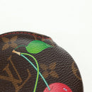 LOUIS VUITTON Monogram Cherry Porte Monnaie Ron Coin Purse M95043 Auth 163404V-8