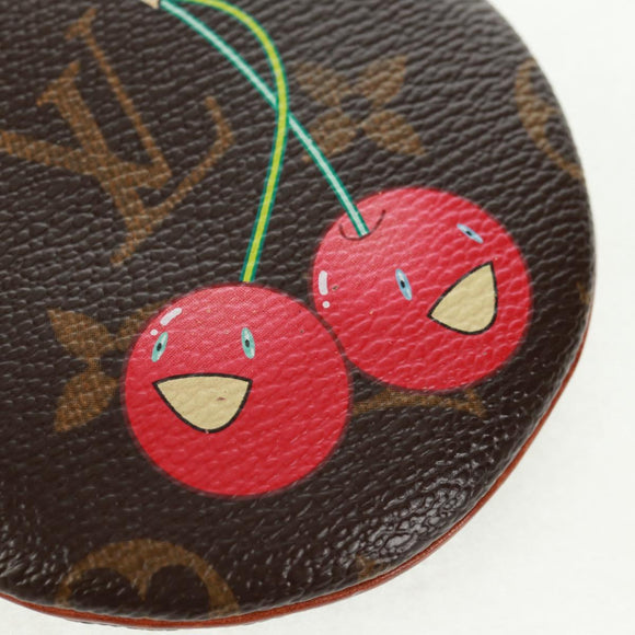 LOUIS VUITTON Monogram Cherry Porte Monnaie Ron Coin Purse M95043 Auth 163404V
