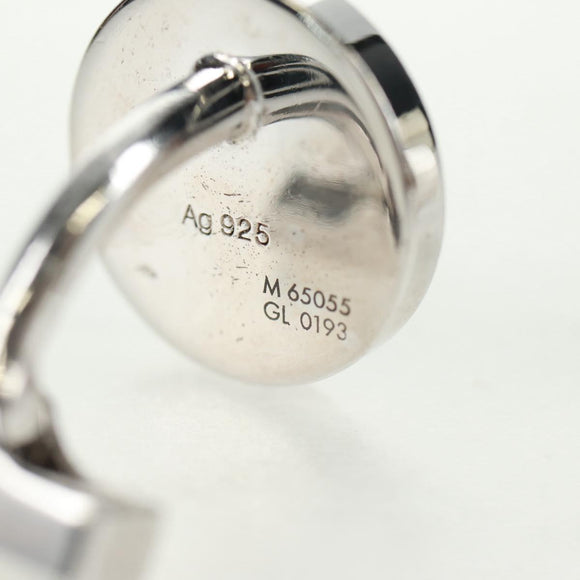 LOUIS VUITTON Damier Ebene Buton De Manchette Fleur Case M65055 LV Auth 163407V