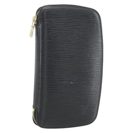 LOUIS VUITTON Epi Agenda Geod Travel Case Black M63872 LV Auth 163409