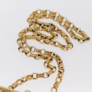 CHANEL Matelasse Chain Shoulder Bag Leather Ivory Gold CC Auth 163424-14
