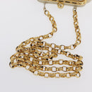 CHANEL Matelasse Chain Shoulder Bag Leather Ivory Gold CC Auth 163424-9