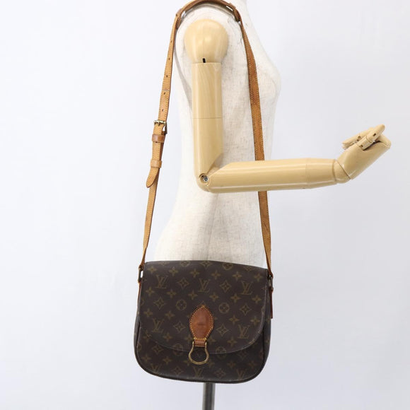 LOUIS VUITTON Monogram Saint Cloud GM Shoulder Bag M51242 LV Auth 163427