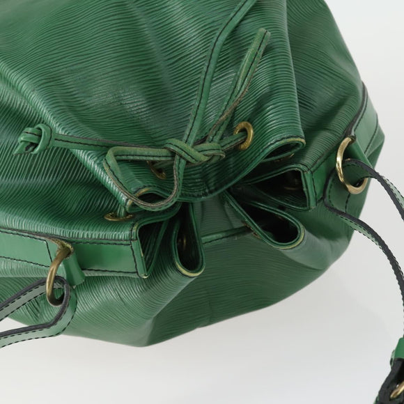 LOUIS VUITTON Epi Noe Shoulder Bag Green M44004 LV Auth 163431