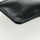 Chrome Hearts Dagger Zip Change Purse Coin Purse Leather Black Auth 163432SAM-10