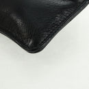 Chrome Hearts Dagger Zip Change Purse Coin Purse Leather Black Auth 163432SAM-11