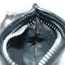 Chrome Hearts Dagger Zip Change Purse Coin Purse Leather Black Auth 163432SAM-15