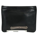 Chrome Hearts Dagger Zip Change Purse Coin Purse Leather Black Auth 163432SAM-2