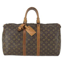 LOUIS VUITTON Monogram Keepall 45 Boston Bag M41428 LV Auth 163433-13