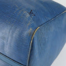 LOUIS VUITTON Epi Keepall 50 Boston Bag Vintage Blau M42965 LV Auth 163435-14