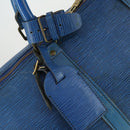 LOUIS VUITTON Epi Keepall 50 Boston Bag Vintage Blau M42965 LV Auth 163435-18