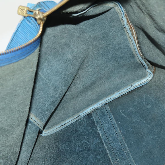 LOUIS VUITTON Epi Keepall 50 Boston Bag Vintage Blau M42965 LV Auth 163435