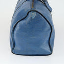 LOUIS VUITTON Epi Keepall 50 Boston Bag Vintage Blau M42965 LV Auth 163435-4