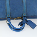 LOUIS VUITTON Epi Keepall 50 Boston Bag Vintage Blau M42965 LV Auth 163435-7