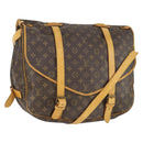 LOUIS VUITTON Monogram Saumur 43 Shoulder Bag M42252 LV Auth 163436-1