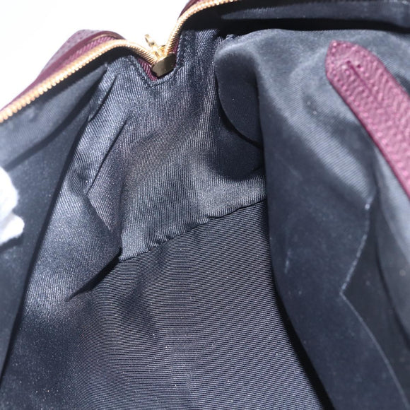 LOUIS VUITTON Monogram Voluptuous Tote Bag Bordeaux M93474 LV Auth 163445