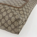 GUCCI GG Supreme Web Sherry Line Tote Bag PVC Beige Gold 40 02 003 Auth 163446-10