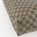 GUCCI GG Supreme Web Sherry Line Tote Bag PVC Beige Gold 40 02 003 Auth 163446-13
