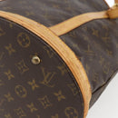 LOUIS VUITTON Monogram Bucket GM Shoulder Bag M42236 LV Auth 163448-9