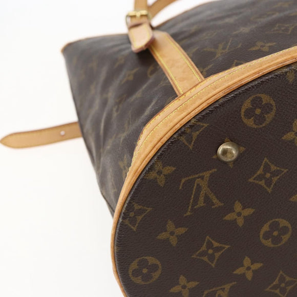 LOUIS VUITTON Monogram Bucket GM Shoulder Bag M42236 LV Auth 163448