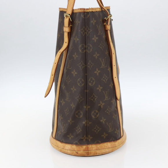 LOUIS VUITTON Monogram Bucket GM Shoulder Bag M42236 LV Auth 163448