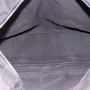 HERMES Her Line Tote MM Hand Bag Canvas Gray Auth 163451-10