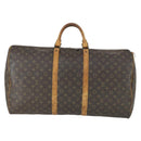 LOUIS VUITTON Monogram Keepall 60 Boston Bag M41422 LV Auth 163458-2