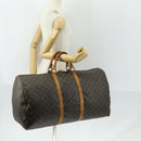 LOUIS VUITTON Monogram Keepall 60 Boston Bag M41422 LV Auth 163458-22
