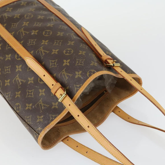 LOUIS VUITTON Monogram Bucket GM Shoulder Bag M42236 LV Auth 163459